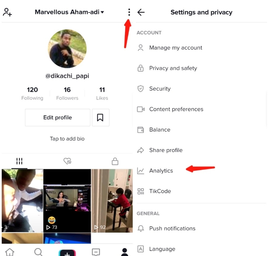 Mobile Tuke data analytics entry