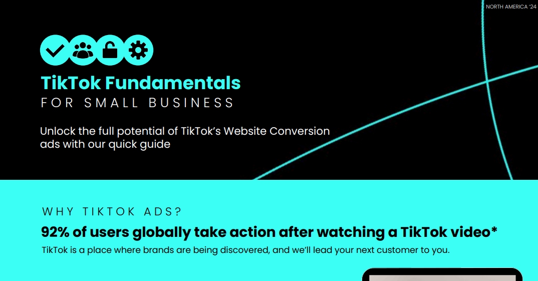 TikTok basic small and medium-sized enterprise website conversion to North American market