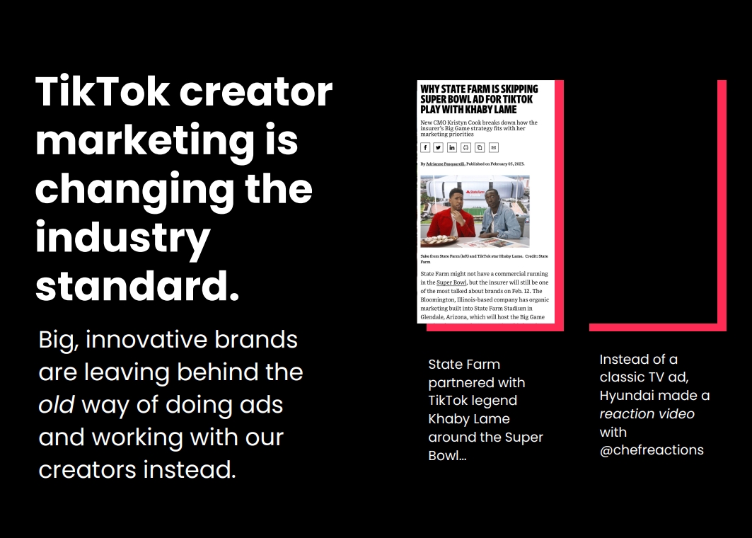 TikTok Creator Market - Making Creator Marketing Simple