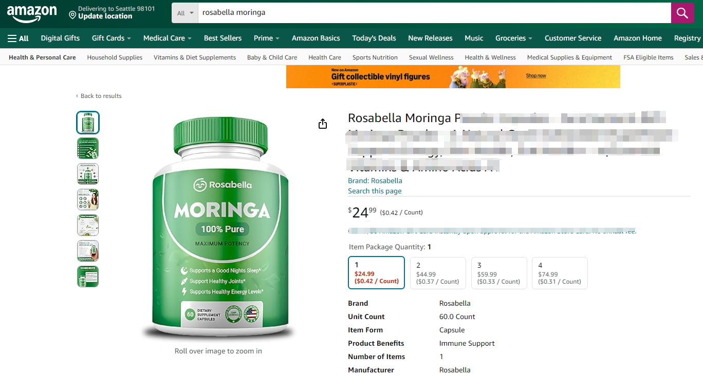 Monthly sales skyrocketed by 3952%, another health product in the US region is on sale