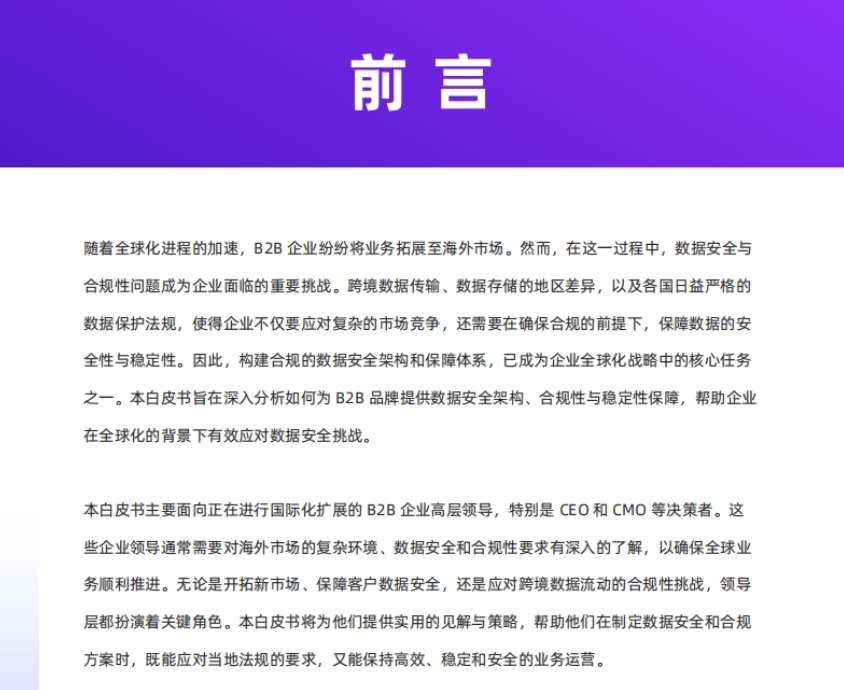 2025年B2B品牌出海数据安全白皮书-2