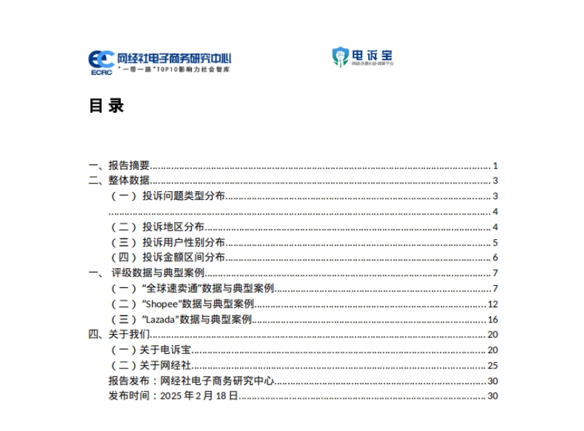 2024年度中国出口跨境电商消费投诉数据与典型案例报告-2