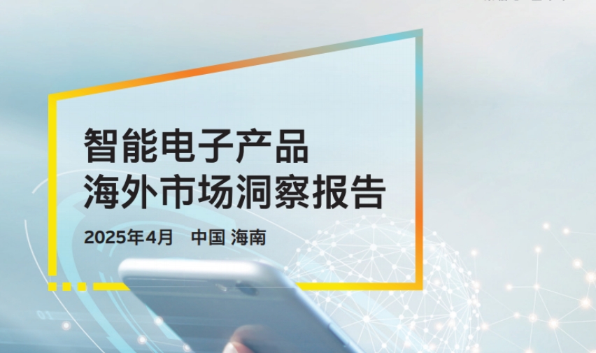 2025年智能电子产品海外市场洞察报告-1