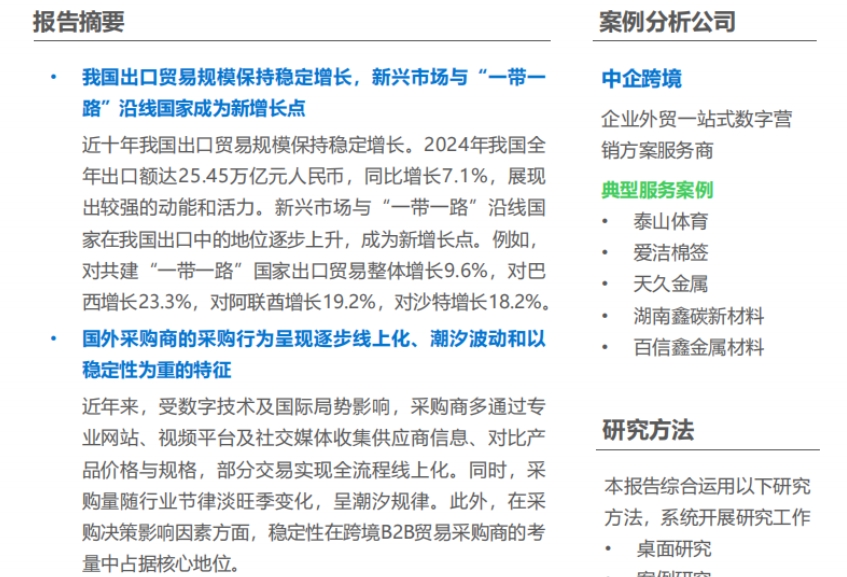 2025年跨境B2B采购买家行为分析及采购渠道研究报告-2